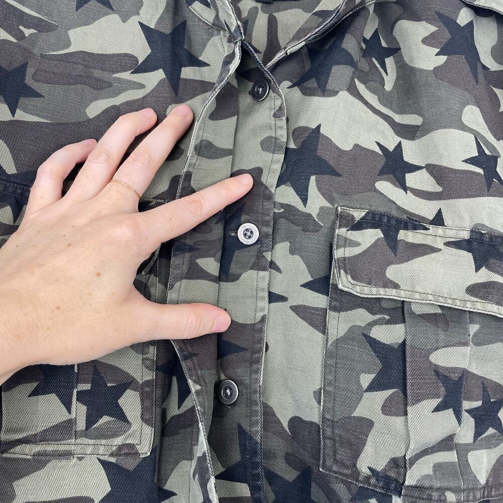 Rails Women’s Button Up Hendrick star camo jacket size small - Picture 6 of 8